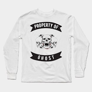 Ghost Property Patch Long Sleeve T-Shirt